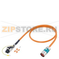 СИЛОВОЙ КАБЕЛЬ С РАЗЪЕМАМИ (1FT/1FK/1PH ДЛЯ SINAMICS) 4X4+(2X1,5) C, ШТЕКЕР ТИПОРАЗМ. 1,5/4 ММ2 UL/CSA DESINA, MOTION-CONNECT 500 DМАКС.=15,4 ММ, ДЛИНА (M) = Siemens 6FX5002-5DS41-....