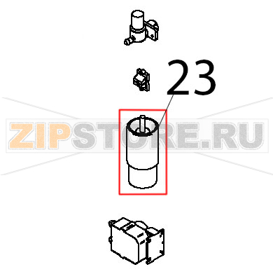 Piedino telescopico inox per lavastoviglie Teikos TS983 Piedino telescopico inox per lavastoviglie Teikos TS983Запчасть на деталировке под номером: 23