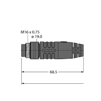Кабель Turck BSM19-E01-3/S90