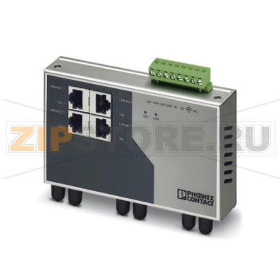 Коммутатор Ethernet Phoenix Contact FL SWITCH SF 4TX/3FX ST 4 порта TP-RJ45, 3 порта для оптоволоконного кабеля, 100 Мбит/с дуплексный режим, конструкция ST-D, автоопределение скорости передачи данных - 10 или 100 Мбит/с (RJ45), функция Autocrossing.Минимальный заказ: 1 шт.Упаковка: 1 шт.