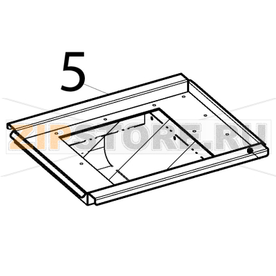 Filtro olio friggitrice Tecnoinox FR48FE7 Filtro olio friggitrice Tecnoinox FR48FE7Запчасть на деталировке под номером: 5