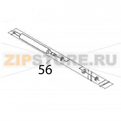 Disp roller SA Sato HR212 TT Disp roller SA Sato HR212 TTЗапчасть на деталировке под номером: 56Название запчасти на английском языке: Disp roller SA Sato HR212 TT.