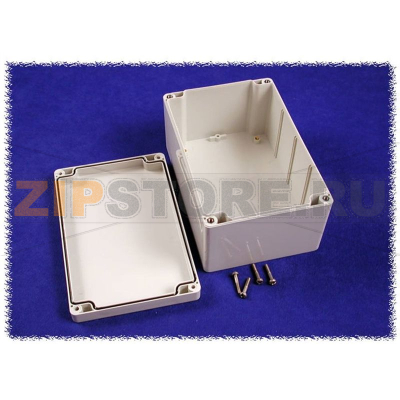 Корпус 160x160x60 мм, материал: поликарбонат, серый, 1 шт Hammond 1554R2GYSL 