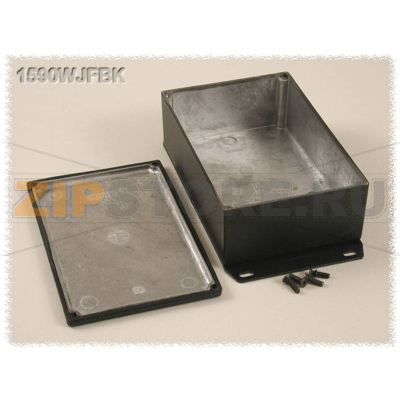Корпус алюминиевый 52.5x38x31 мм, черный, 1 шт Hammond 1590WJFBK 