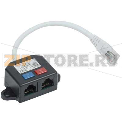 ITK Разветвитель (Y-адаптер) кат. 5Е 2xRJ45-1хRJ45 
