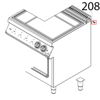 Piastrina giunzione post. app. EM Vortmax SSOC E74