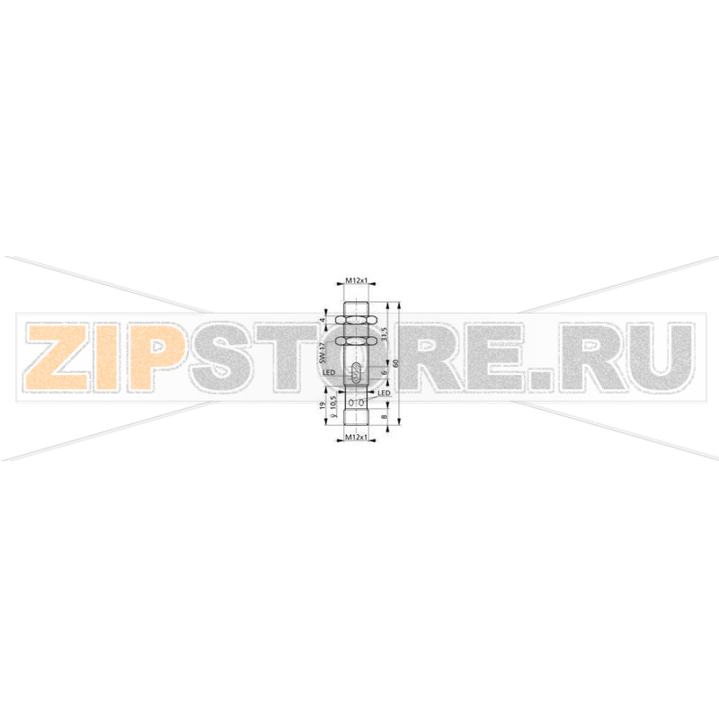 Датчик лазерный 10-36 В/DC Contrinex LTS-1120-303 