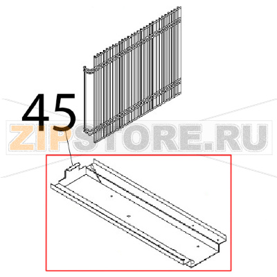 Support panel board Angelo Po IA51 Support panel board Angelo Po IA51Запчасть на деталировке под номером: 45