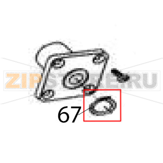 Axis with snap spring Hurakan HKN-IP10F Axis with snap spring Hurakan HKN-IP10FЗапчасть на деталировке под номером: 67