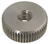 DADO ZIGRINATO ø 20 mm FILETTO MA6