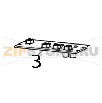 Control panel Zebra ZD611 Direct Thermal Control panel Zebra ZD611 Direct ThermalЗапчасть на деталировке под номером: 3