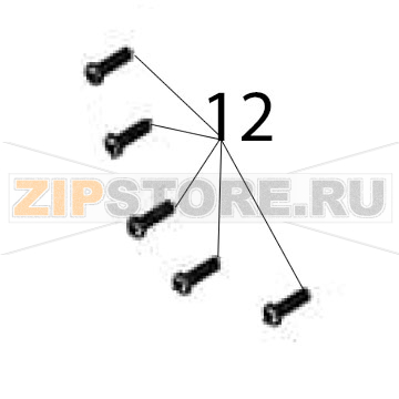 Screw Hurakan HKN-ME709 Screw Hurakan HKN-ME709Запчасть на деталировке под номером: 12