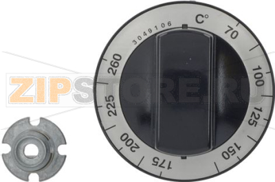 ЧЕРНАЯ РУЧКА Ø 62 ММ 70-260°C 