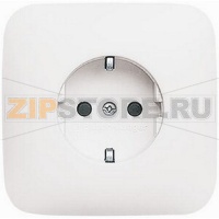 Розетка в корпусе 16 А, 250 В, альпийский белый ABB 675.38