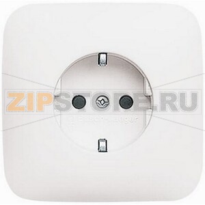 Розетка в корпусе 16 А, 250 В, альпийский белый ABB 675.38 