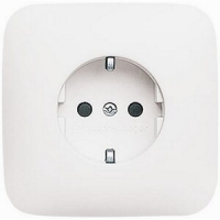 Розетка в корпусе 16 А, 250 В, альпийский белый ABB 675.38