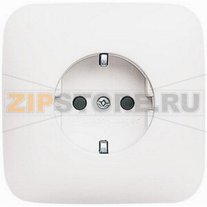 Розетка в корпусе 16 А, 250 В, альпийский белый ABB 675.38 