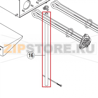 Hose Hobart UXT-10A                                                                     Hose&nbsp; Hobart UXT-10AЗапчасть на сборочном чертеже под номером: 16Название запчасти на немецком языке языке: Hose Hobart UXT-10A
