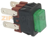 SWITCH 13x20 mm GREEN