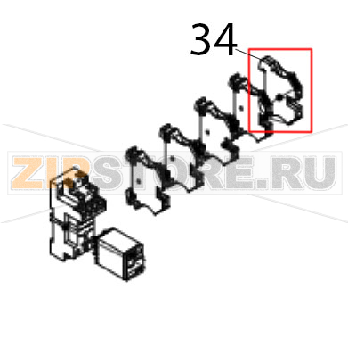 Клемма WPE 6 (земля) Abat ЛГ-90/30Г-01 Клемма WPE 6 (земля) Abat ЛГ-90/30Г-01Запчасть на деталировке под номером: 34