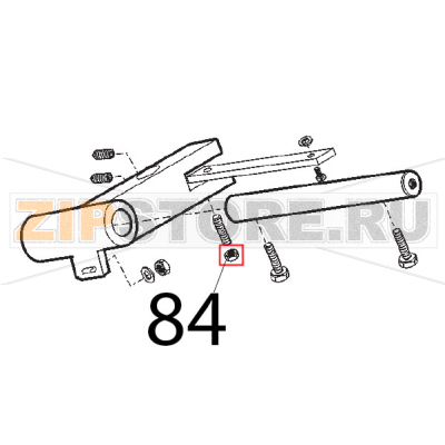 Dado fiss. piastr. Sirman Agata 250 Dado fiss. piastr. Sirman Agata 250Запчасть на деталировке под номером: 84