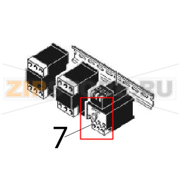 Relay 2-3.3 A Angelo Po FM611E1 Relay 2-3.3 A Angelo Po FM611E1Запчасть на деталировке под номером: 7