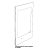 External glass 647X890X4 Unox XVC 705E
