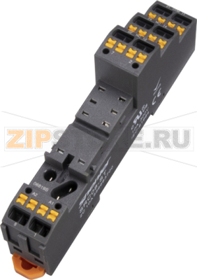 Розетка для 2 контактных реле R2G с пружинным зажимом, 10A Shenler SRC08-ST 
