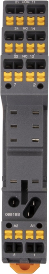 Розетка для 2 контактных реле R2G с пружинным зажимом, 10A Shenler SRC08-ST 