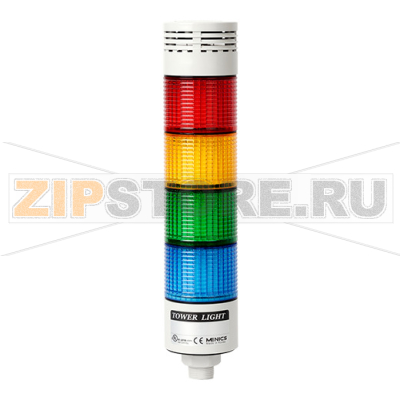 Колонна сигнальная, светодиодная, модульная, Ø: 56 мм Autonics PTE-LCB-402-RYGB 