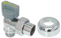 ELBOWED GAS VALVE 3/4