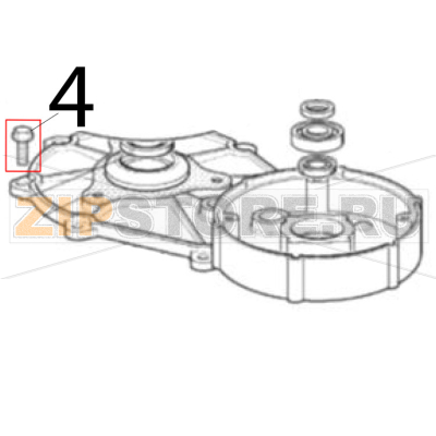 Vite 5/16-18x1 Scotsman BF 80 Vite 5/16-18x1 Scotsman BF 80Запчасть на деталировке под номером: 4