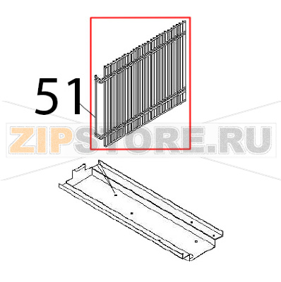 Protect grid Angelo Po DS31 Protect grid Angelo Po DS31Запчасть на деталировке под номером: 51
