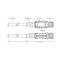 Датчик температуры Turck TTM150C-206A-CF-LI6-H1140-L100-50/150°C