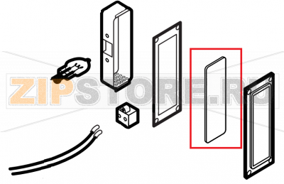 Glass lamp Lainox VE061D   Glass lamp Lainox VE061DЗапчасть на сборочном чертеже под номером: 20Название запчасти на английском&nbsp;языке: Glass lamp Lainox VE061D