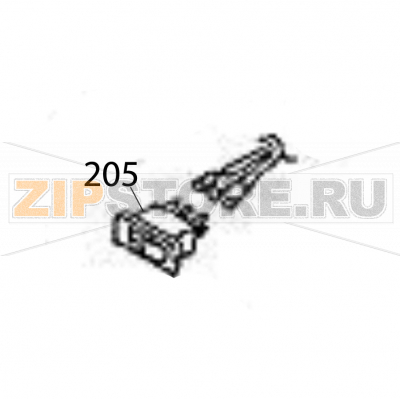 Rocker switch-LF Sato HR224 TT Rocker switch-LF Sato HR224 TTЗапчасть на деталировке под номером: 205Название запчасти на английском языке: Rocker switch-LF Sato HR224 TT.