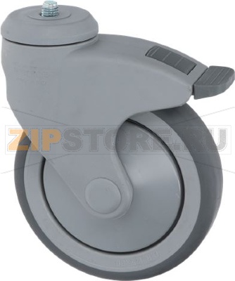 SWIVEL WHEEL WITH PIN AND BRAKE 
