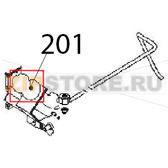 Water-drain m. Angelo Po 0G1CP1G Water-drain m. Angelo Po 0G1CP1GЗапчасть на деталировке под номером: 201