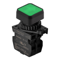 Выключатель кнопочный, Ø отверстия: 22/25 мм Autonics S2PRS-P3GLADM