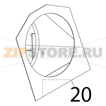 Para acqua puleg. nuovo Sirman Mirra 250 C Para acqua puleg. nuovo Sirman Mirra 250 CЗапчасть на деталировке под номером: 20