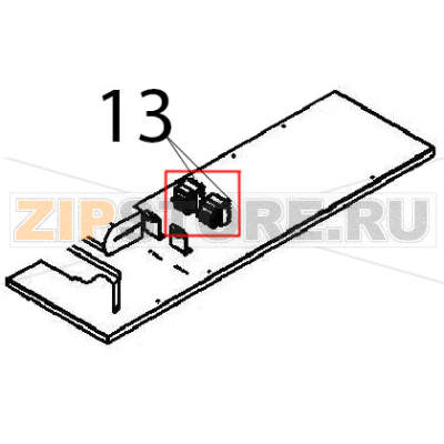Safety thermostat Angelo Po 04WPEBV Safety thermostat Angelo Po 04WPEBVЗапчасть на деталировке под номером: 13