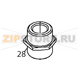 Double sleeve 1/2 Fagor VG-201 Double sleeve 1/2 Fagor VG-201Запчасть на деталировке под номером: 28Название запчасти Fagor на английском языке: Double sleeve 1/2 VG-201.