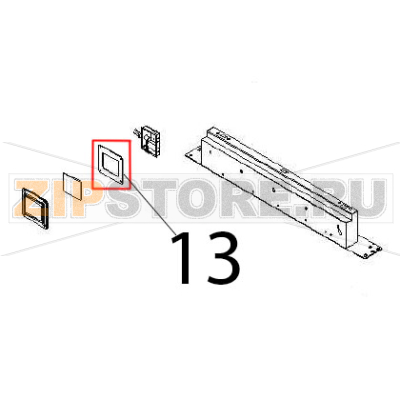 Lamp gasket Angelo Po BX101E Lamp gasket Angelo Po BX101EЗапчасть на деталировке под номером: 13