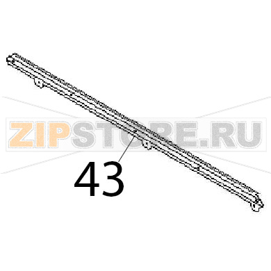 Profilo tenuta inf. Angelo Po 1G1PE2E Profilo tenuta inf. Angelo Po 1G1PE2EЗапчасть на деталировке под номером: 43