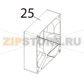 Fan motor Toshiba TEC B-SX4T-GS10/20-QP Fan motor Toshiba TEC B-SX4T-GS10/20-QPЗапчасть на деталировке под номером: 25