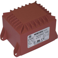 Трансформатор PCB 1x230 В, 2x15 В/AC, 25 ВА, 833 мА Weiss Elektrotechnik 85/409