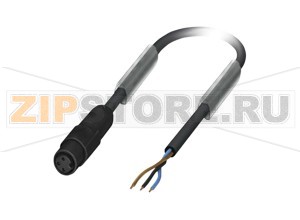 Кабель датчика-исполнительного устройства Female connector V3-GR-10M-PUR Pepperl+Fuchs Описание оборудованияFemale cordset, snap locking, 3-pin, PUR cable