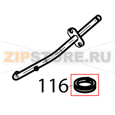 NBR V-Ring gasket D.30 Tecnoinox EFB10DSL NBR V-Ring gasket D.30 Tecnoinox EFB10DSLЗапчасть на деталировке под номером: 116
