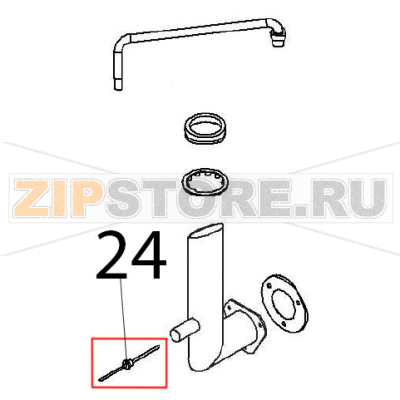 Thermal resistor, PT1000 Angelo Po FX61E2 Thermal resistor, PT1000 Angelo Po FX61E2Запчасть на деталировке под номером: 24