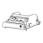 Inner Lid (without printhead) Zebra ZD620 Direct Thermal